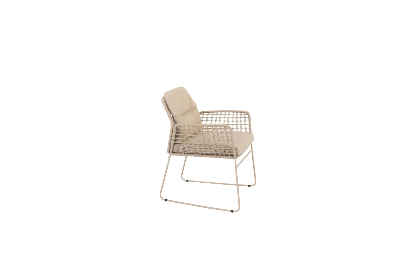 Taste Albano Dining Chair With Cushion - Latte Rope